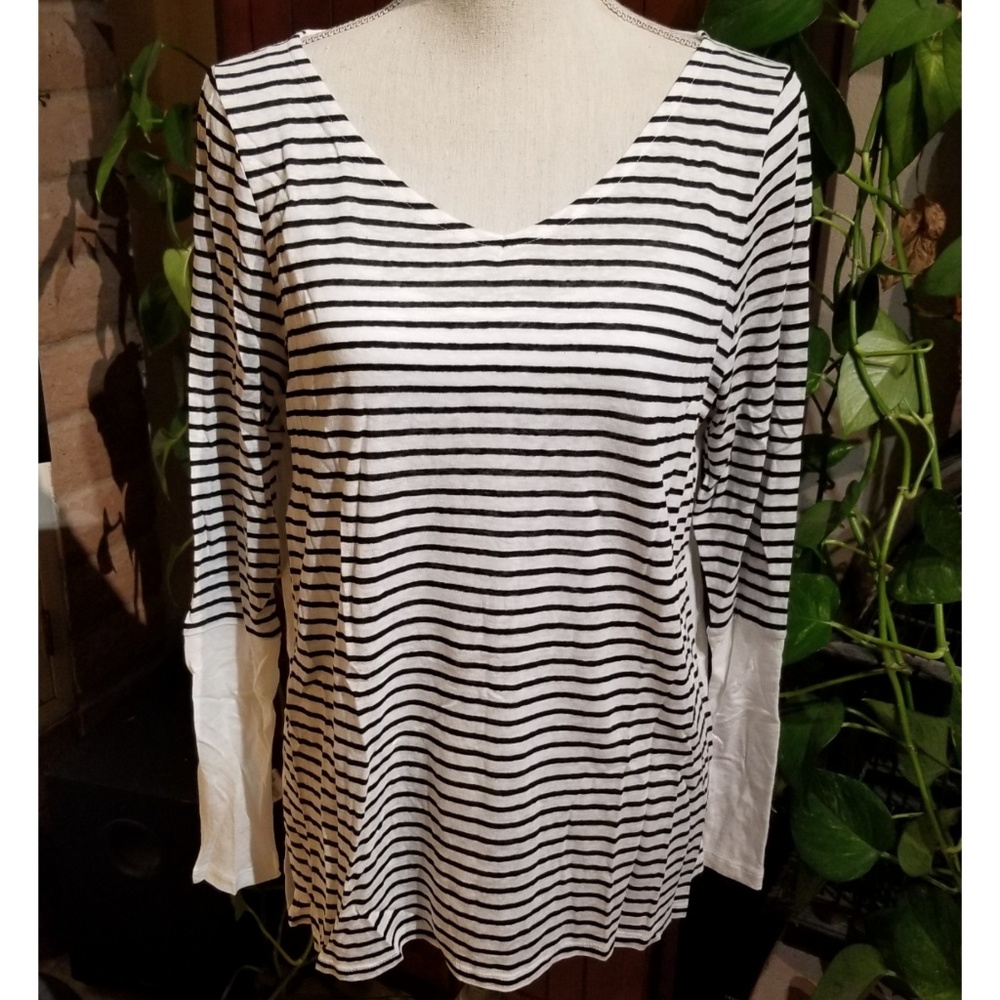 🆕️NYDJ Striped Long Sleeve Top - Picture 5 of 11
